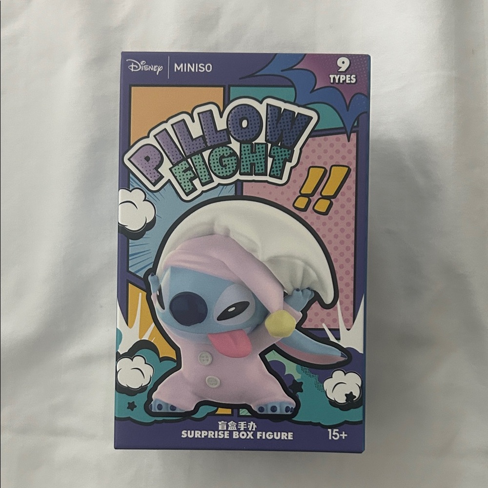 Unopened Miniso Pillow Fight Stitch Blind Box